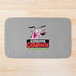 Have Some Courage The Cowardly Dog Bath Mat
