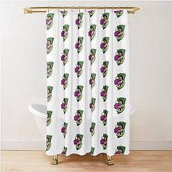 Courage the Dog Shower Curtain