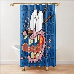 Courage The Cowardly Dog Shower Curtain