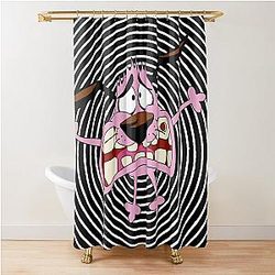 Courage the Cowardly Dog Shower Curtain