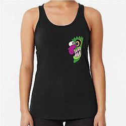 Eustace's Courage The Dog Racerback Tank Top
