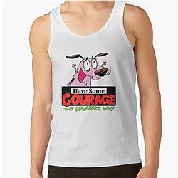 Have Some Courage The Cowardly Dog Tank Top