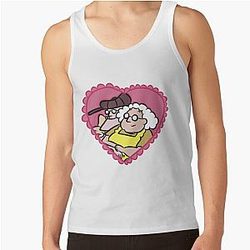 Eustace and Muriel Courage the Cowardly Dog Tank Top