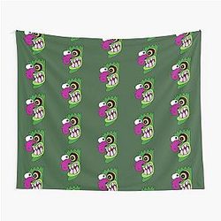 Eustace's Mask Courage Dog Tapestry