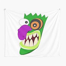Courage the Cowardly Dog Character Tapestry
