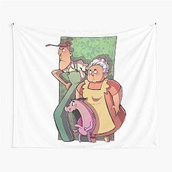 Courage the Cowardly Dog Tapestry