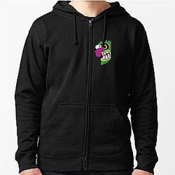 Eustace's mask Courage the Cowardly Dog Zip Hoodie