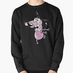 Courage the Cowardly Dog Watercolor Pullover Sweatshirt