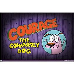 Trends International Courage The Cowardly Dog Title Wall Poster 22.4L x 14.7W Premium Unframed Version