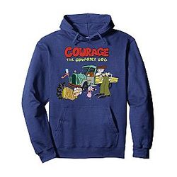 CN Courage The Cowardly Dog Pullover Hoodie
