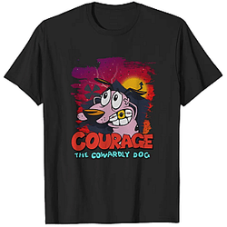 Courage The Cowardly Dog LA 2702 T-shirts Courage The Cowardly Dog T-Shirts