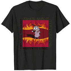 Courage The Cowardly Dog LA 2702 T-shirts Courage The Cowardly Dog T-Shirts
