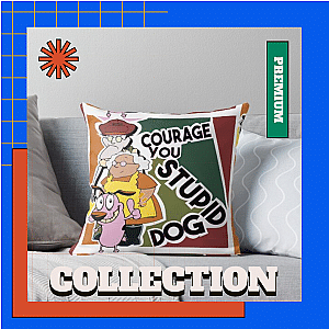Courage The Cowardly Dog Pillows Cover
