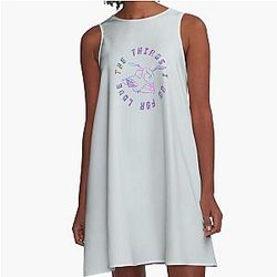The Things I Do for Love: Courage the Cowardly Dog A Line Dress