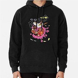 AHHHH -> removed
- Duplicate word, kept only 1 
Courage The Cowardly Dog Pullover Hoodie