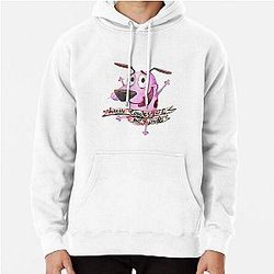 Have Courage and Be Kind Courage the Cowardly Dog Fanart Pullover Hoodie