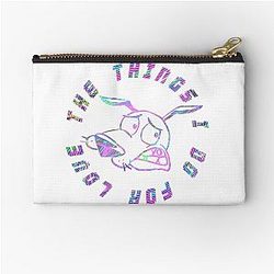 The things I do for love Courage Cowardly Dog Zipper Pouch