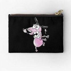 Courage the  Dog Zipper Pouch