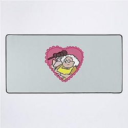 Eustace and Muriel - Courage the Cowardly Dog Show Desk Mat