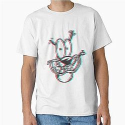 3D Courage the Cowardly Dog Classic T-Shirt