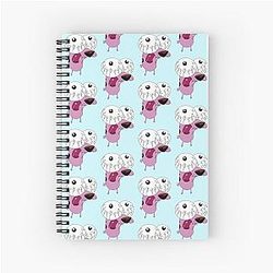 COURAGE THE COWARDLY DOG TV SERIES CARTOON Spiral Notebook