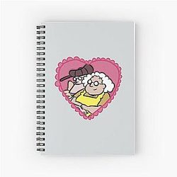 Eustace and Muriel Courage the Dog Show Spiral Notebook