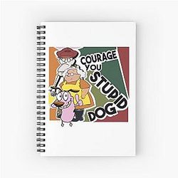 Courage the Cowardly Dog Spiral Notebook