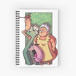 Courage the Cowardly Dog Spiral Notebook