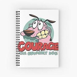 Courage the Cowardly Dog Spiral Notebook