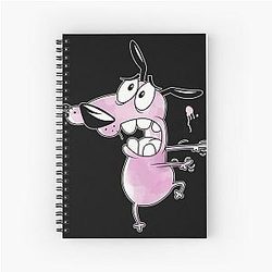 Courage the Cowardly Dog Spiral Notebook