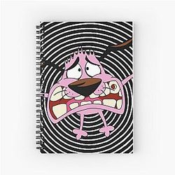 Courage the Cowardly Dog Spiral Notebook