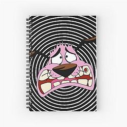 Courage the Cowardly Dog Spiral Notebook