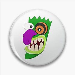 Courage the Cowardly Dog Character Pin