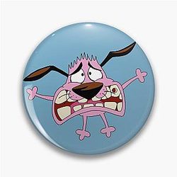 Courage the Cowardly Dog Pin