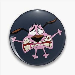 Courage the Cowardly Dog Pin