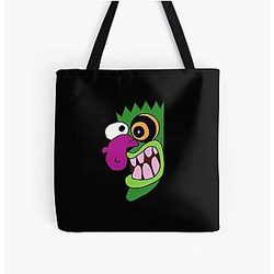 Eustace's mask Courage the Cowardly Dog All Over Print Tote Bag