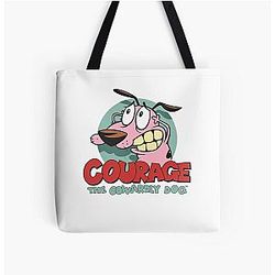 Courage the Cowardly Dog All Over Print Tote Bag