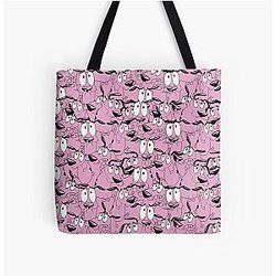 Courage the Cowardly Dog All Over Print Tote Bag
