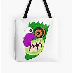 Courage the Cowardly Dog Character All Over Print Tote Bag
