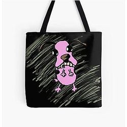 Courage the Cowardly Dog art Tote Bag