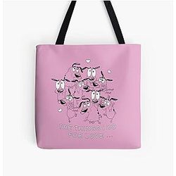 Courage the Cowardly Dog Tote Bag