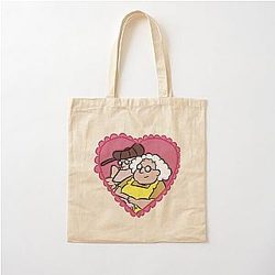 Eustace and Muriel Courage the Cowardly Dog Cotton Tote Bag