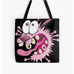 Courage The Cowardly Dog Scream Tote Bag