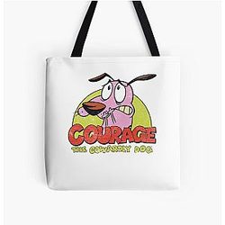 courage the cowardly dog All Over Print Tote Bag