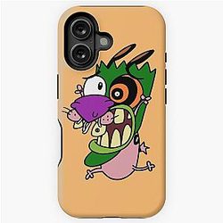 Courage the Cowardly Dog Screaming Mask Tough iPhone Case
