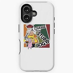 Courage the Cowardly Dog - Courage you Stupid Dog iPhone Case