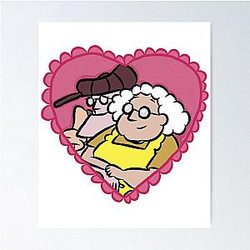 Eustace and Muriel Courage the Cowardly Dog Show Poster