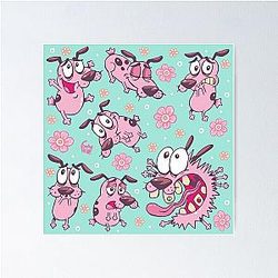 Courage the Cowardly Dog Poster