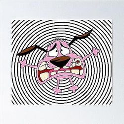 Courage the Cowardly Dog Poster