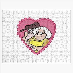 Eustace and Muriel Courage the Cowardly Dog Show Jigsaw Puzzle